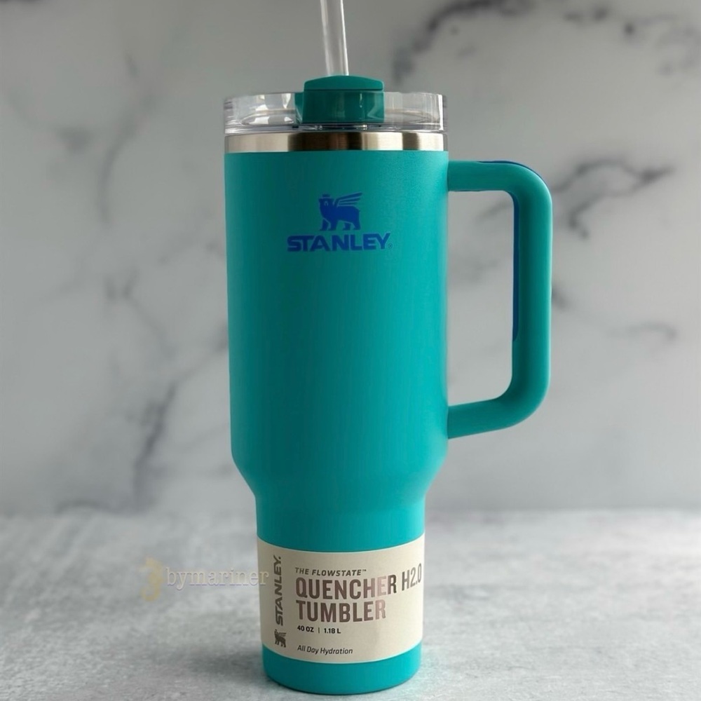 Stanley Aquamarine The Quencher H2.0 Flowstate 40 oz Tumbler